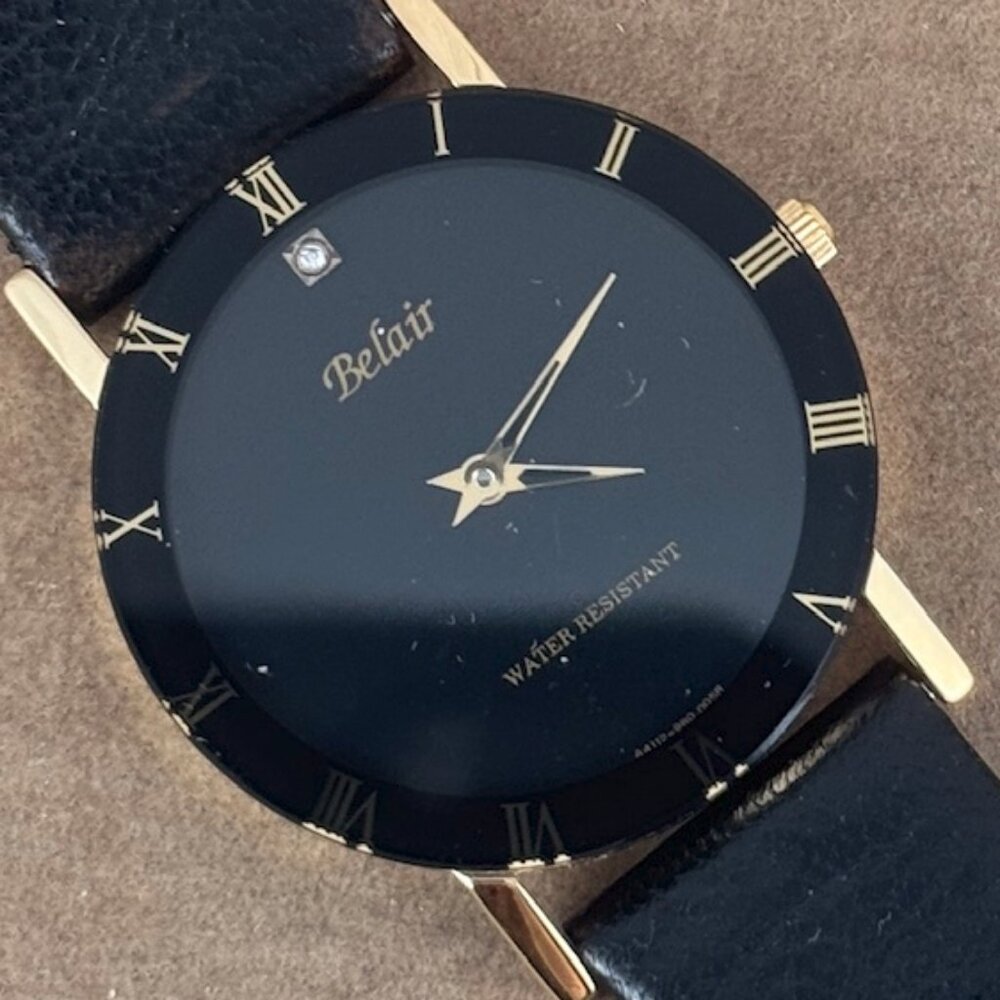 Vintage Belair Watch American Made with Swiss Quartz Movement